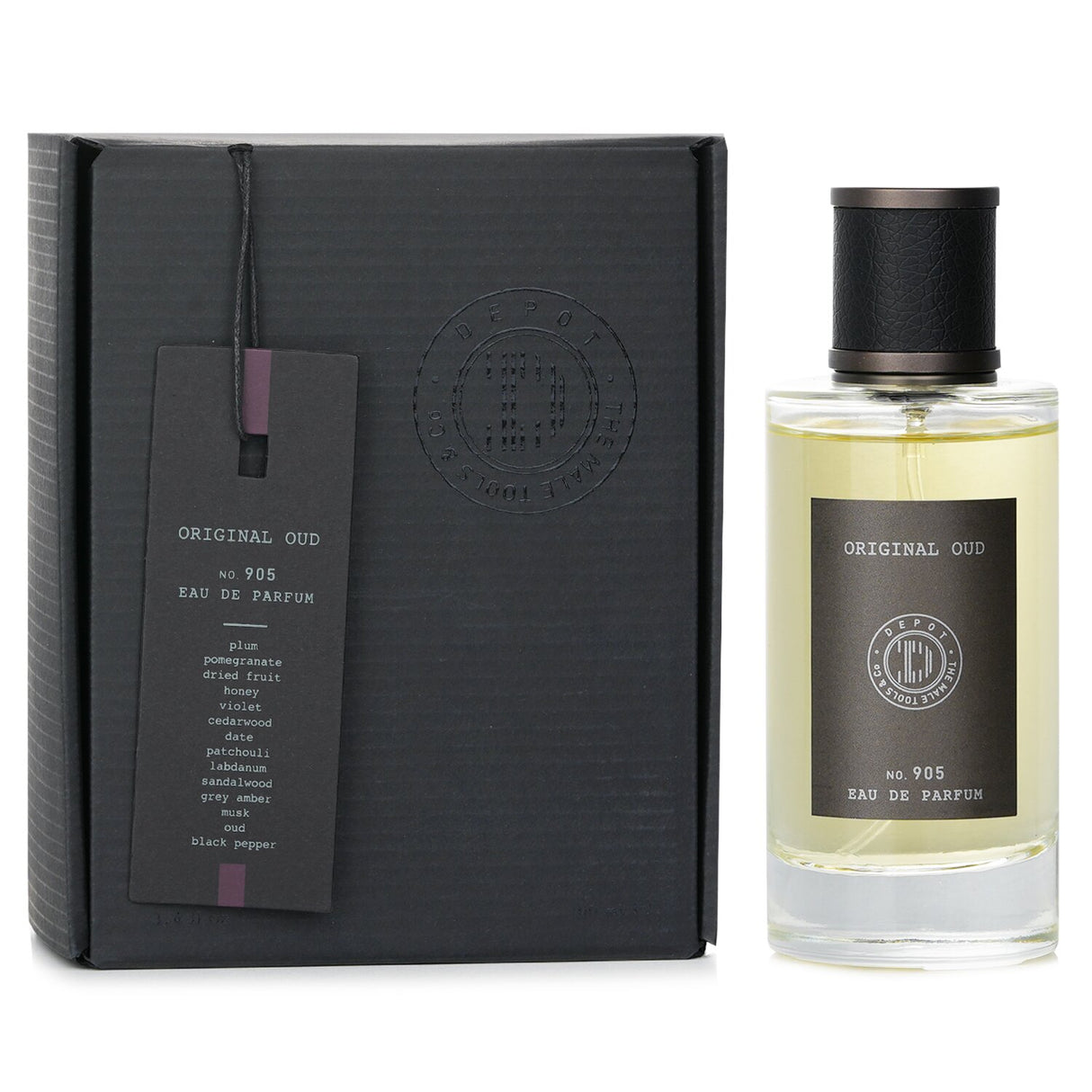 Luxurious 100ml Original Oud Eau De Parfum spray, featuring warm woods and spices for a sophisticated, unisex fragrance.