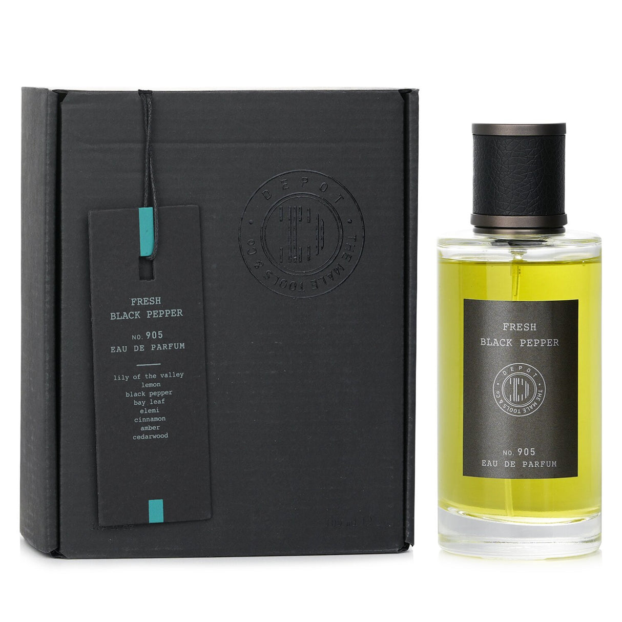 Depot No. 905 Fresh Black Pepper Eau De Parfum Spray, 100ml - a sophisticated fragrance with spicy black pepper and floral undertones.