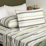 Renee Taylor Jardin Organic Cotton Patterned Sheet Set King Single