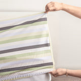 Renee Taylor Jardin Organic Cotton Patterned Sheet Set King Single