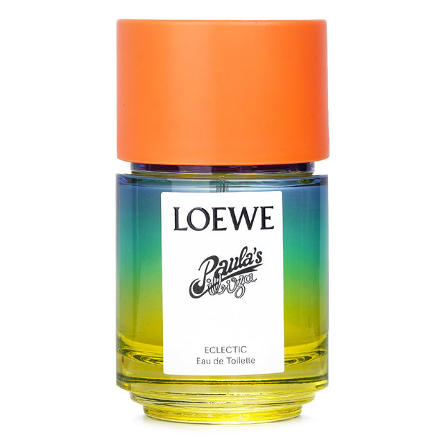 Loewe Paula's Ibiza Eclectic Eau De Toilette 100ml, a vibrant summer fragrance with citrus, floral, and woody notes.