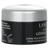 Miniature Lancome Advanced Genifique Eye Cream, infused with probiotics and hyaluronic acid for youthful, hydrated eyes.