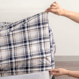 Renee Taylor Glenbrook Organic Cotton Patterned Sheet Set King