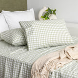 Renee Taylor Stewart Organic Cotton Patterned Sheet Set King