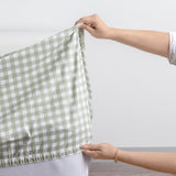 Renee Taylor Stewart Organic Cotton Patterned Sheet Set Long Single