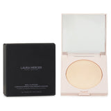 Laura Mercier Real Flawless Luminous Pressed Powder in Translucent for radiant skin, suitable for all skin types, 93% natural.