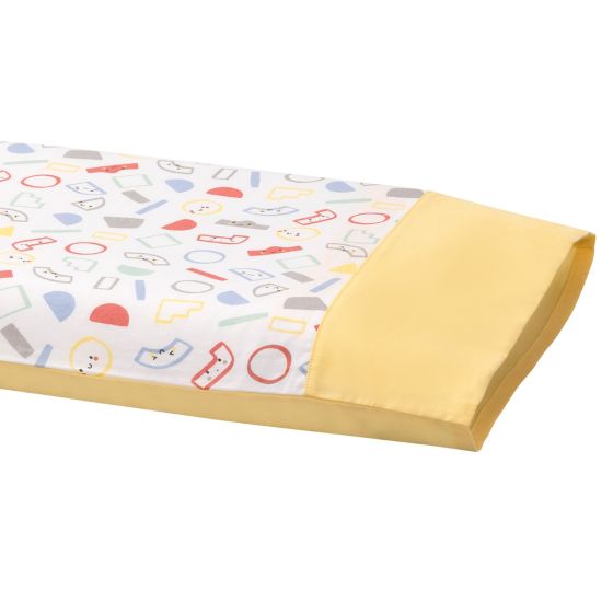 Clevafoam Toddler Pillow Case - Grey & Yellow - ClevaMama