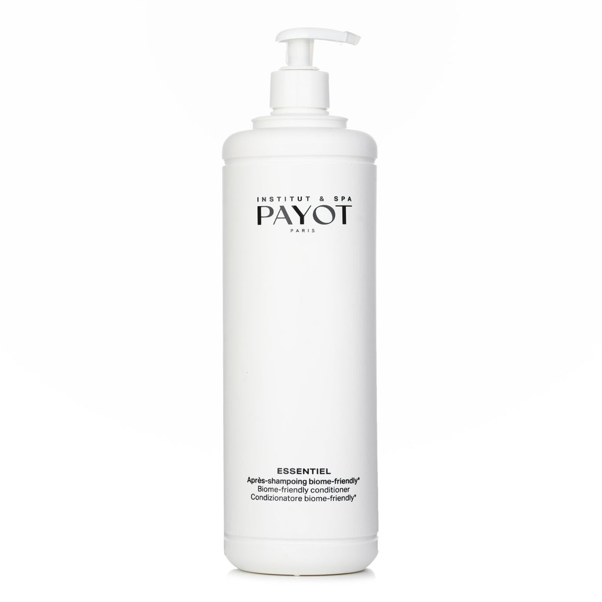 Payot Essentiel Biome Friendly Conditioner in a 1000ml bottle, designed for hydration and shine with natural ingredients.