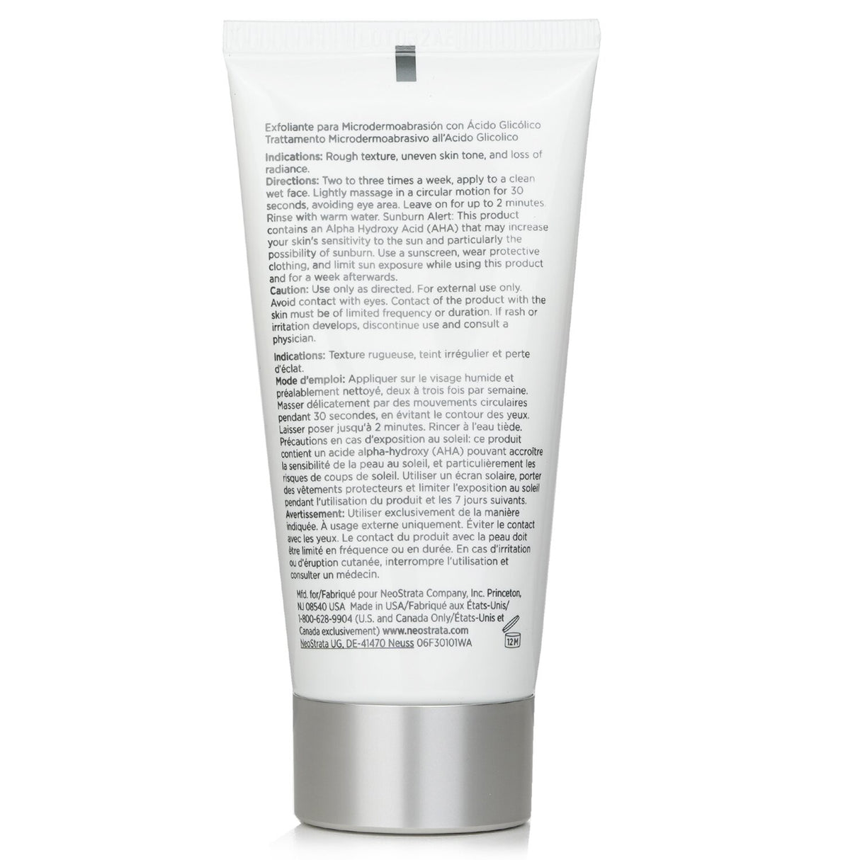 Neostrata Correct Glycolic Microdermabrasion Polish: 75g exfoliant with 10% Glycolic Acid for polished, radiant skin.
