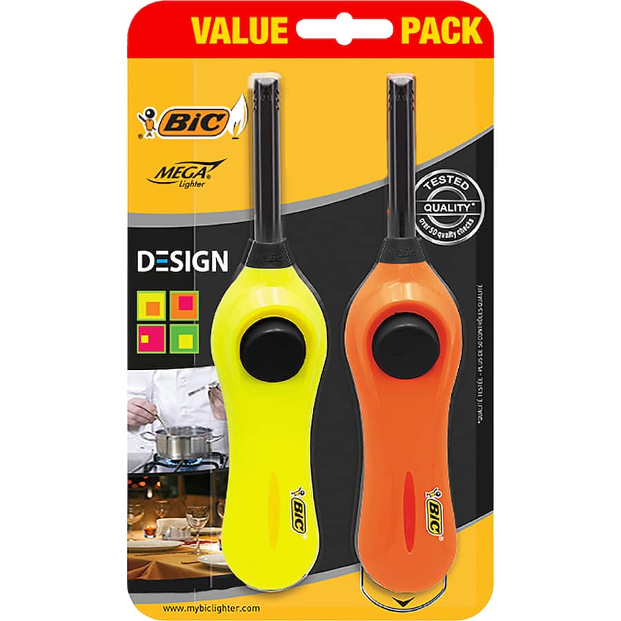 Bic Fluo Lighter  2pack
