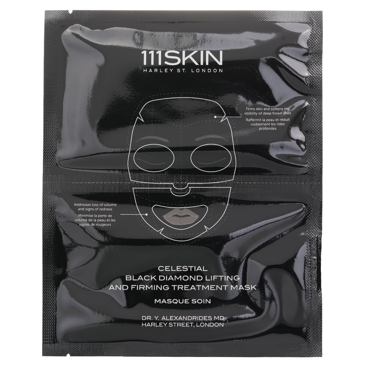 111skin Celestial Black Diamond Lifting and Firming Treatment Mask 31ml/1.04oz x