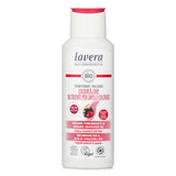 Lavera Conditioner Colour & Care enriches color-treated hair with organic pomegranate and grapeseed oil for vibrant, silky results.