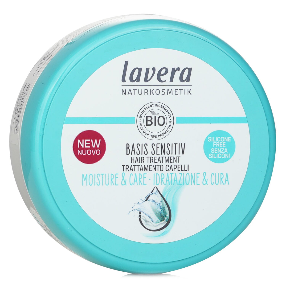 Lavera Basis Sensitiv Hair Treatment: 200ml vegan formula with organic aloe vera & jojoba for deep hydration and smoothness.