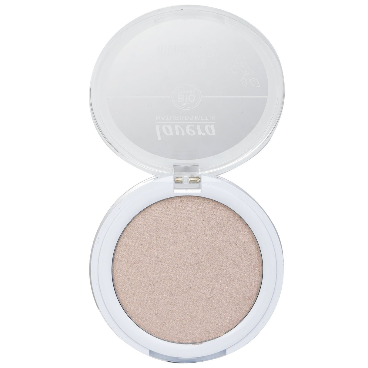 Lavera Soft Glow Highlighter #02 Ethereal Light, a vegan highlighter for a radiant finish, perfect for enhancing natural beauty.