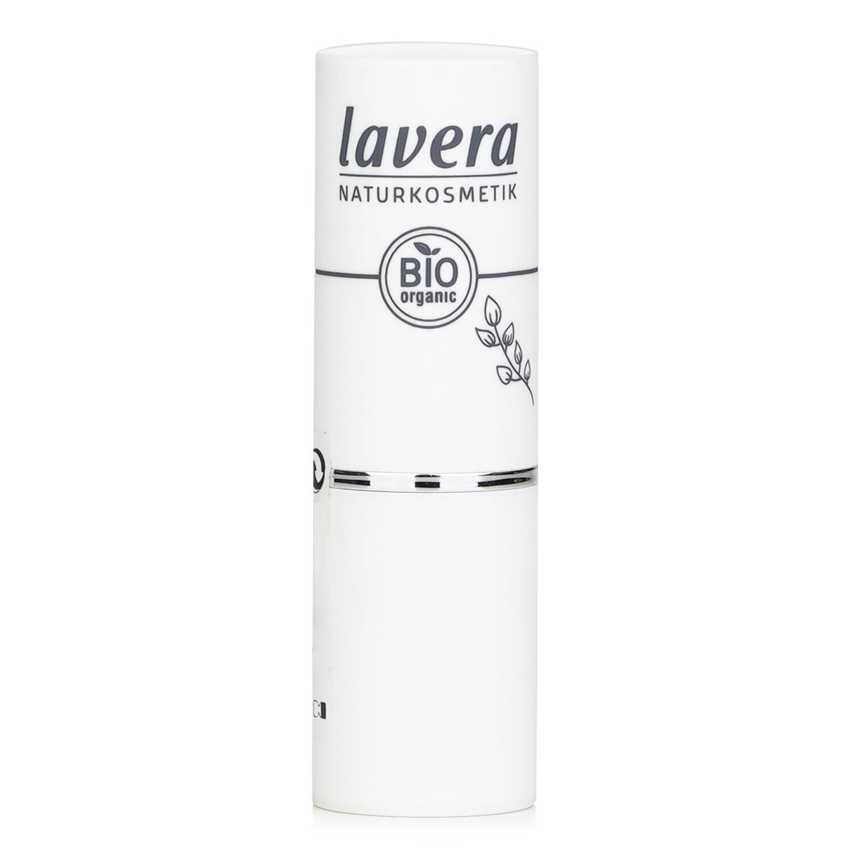 Lavera Cream Glow Lipstick in Pink Grapefruit, vibrant color with a silky finish, made from 93% natural ingredients.