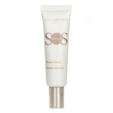 Lightweight Clarins SOS Primer in #White, designed to illuminate, hydrate, and prep skin for flawless, long-lasting makeup.
