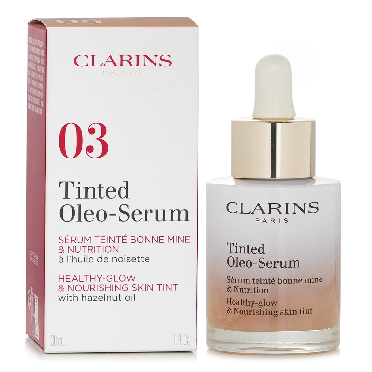 Clarins Tinted Oleo Serum Healthy Glow & Nourishing Tint Liquid Foundation -