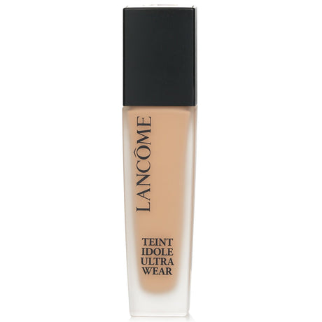 Lightweight Lancome Teint Idole Ultra Wear Foundation in shade #315C, offers 24-hour wear, SPF38, and a velvety finish for flawless skin.