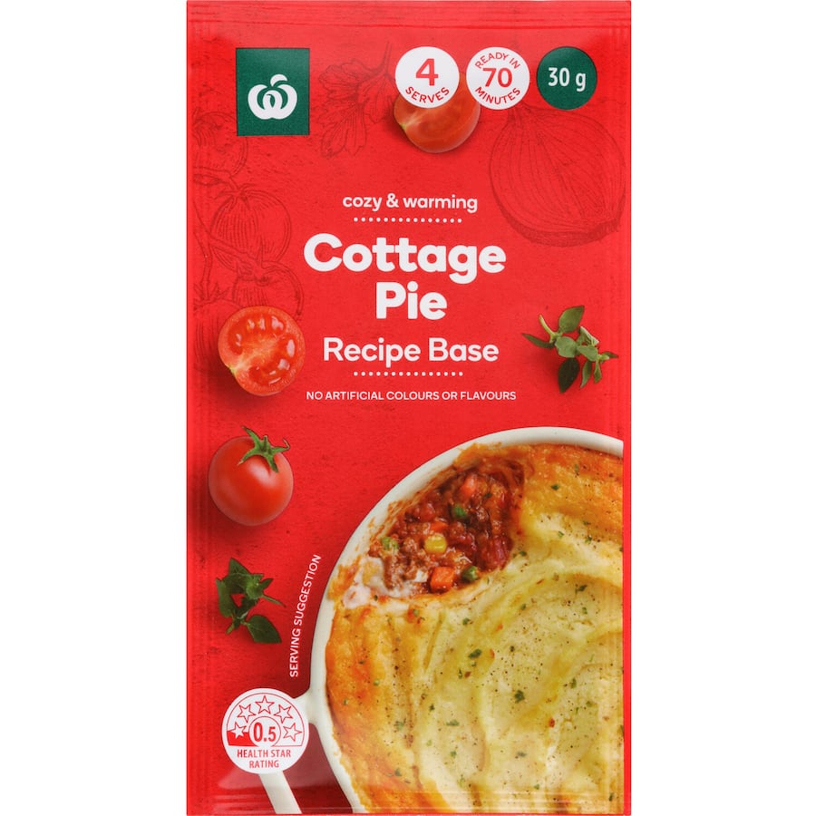 Woolworths Recipe Base Cottage Pie 30g