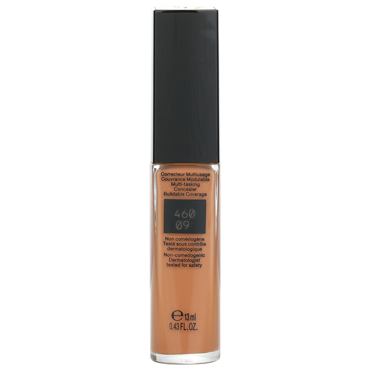 Lancome Teint Idole Ultra Wear Concealer #09 Cookie, a lightweight full-coverage concealer that brightens and corrects skin imperfections.