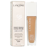 Lancome Teint Idole Ultra Wear Care & Glow Foundation #335W, a hydrating serum foundation for a radiant, flawless complexion.