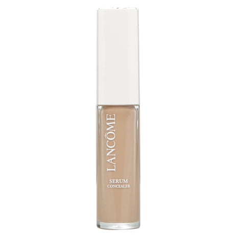 Lancôme Teint Idole Ultra Wear Care & Glow Serum Concealer #105W, providing medium coverage and 24-hour hydration for a radiant finish.