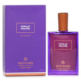 Molinard Vanille Fruitee Eau de Parfum Spray in a 75ml bottle, combining sweet vanilla and fruity notes for a luxurious scent experience.