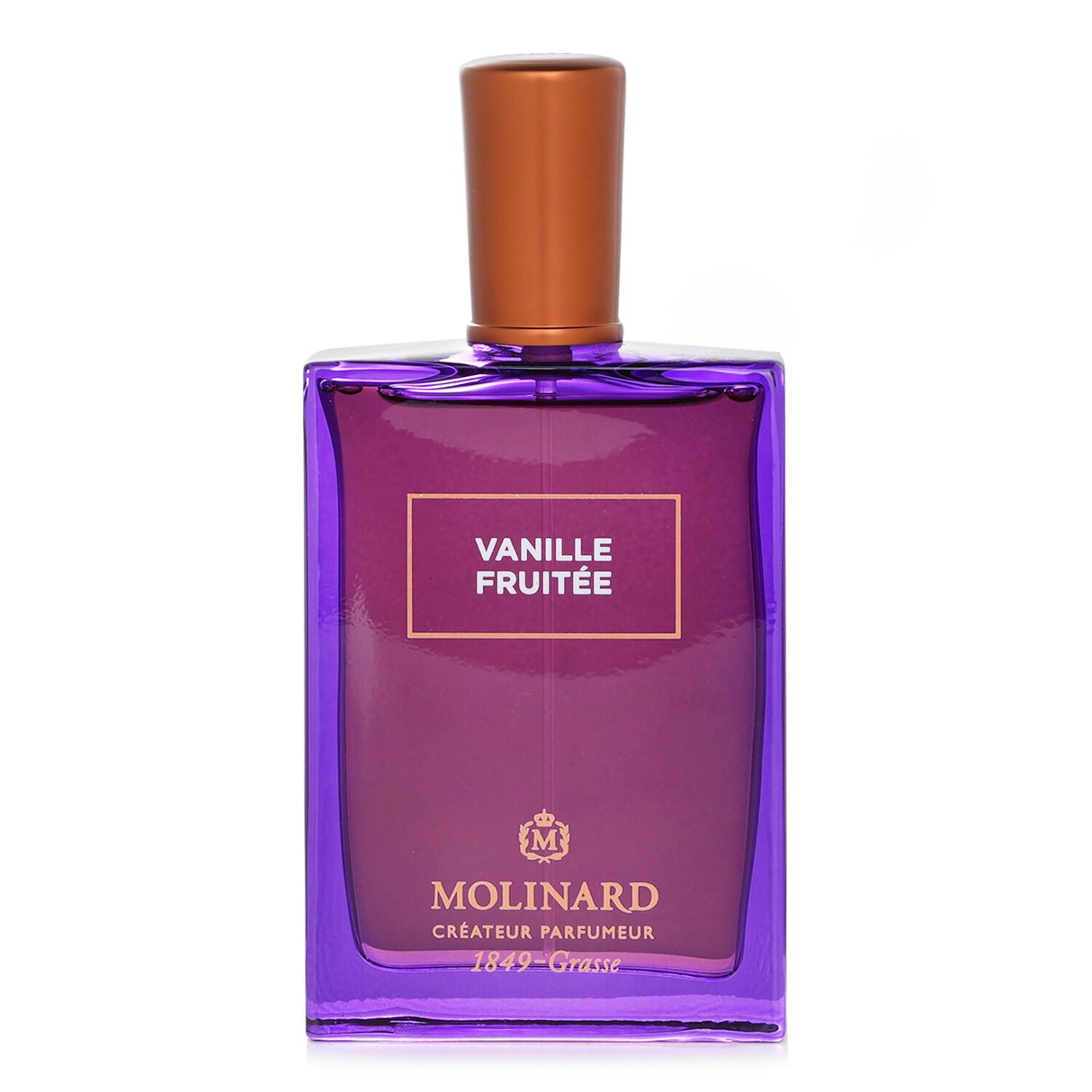 Molinard Vanille Fruitee Eau de Parfum Spray, 75ml, blends sweet vanilla with fruity notes for a luxurious, joyful scent.