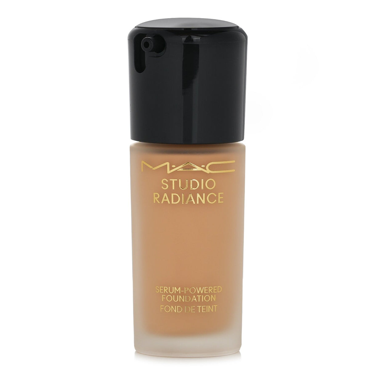 MAC Studio Radiance Serum Foundation in NC16, a skincare-infused makeup for hydration and a radiant, flawless complexion.