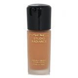 MAC Studio Radiance Serum Foundation #C3.5 in a 30ml bottle, offering hydrating makeup with skincare benefits for a radiant finish.