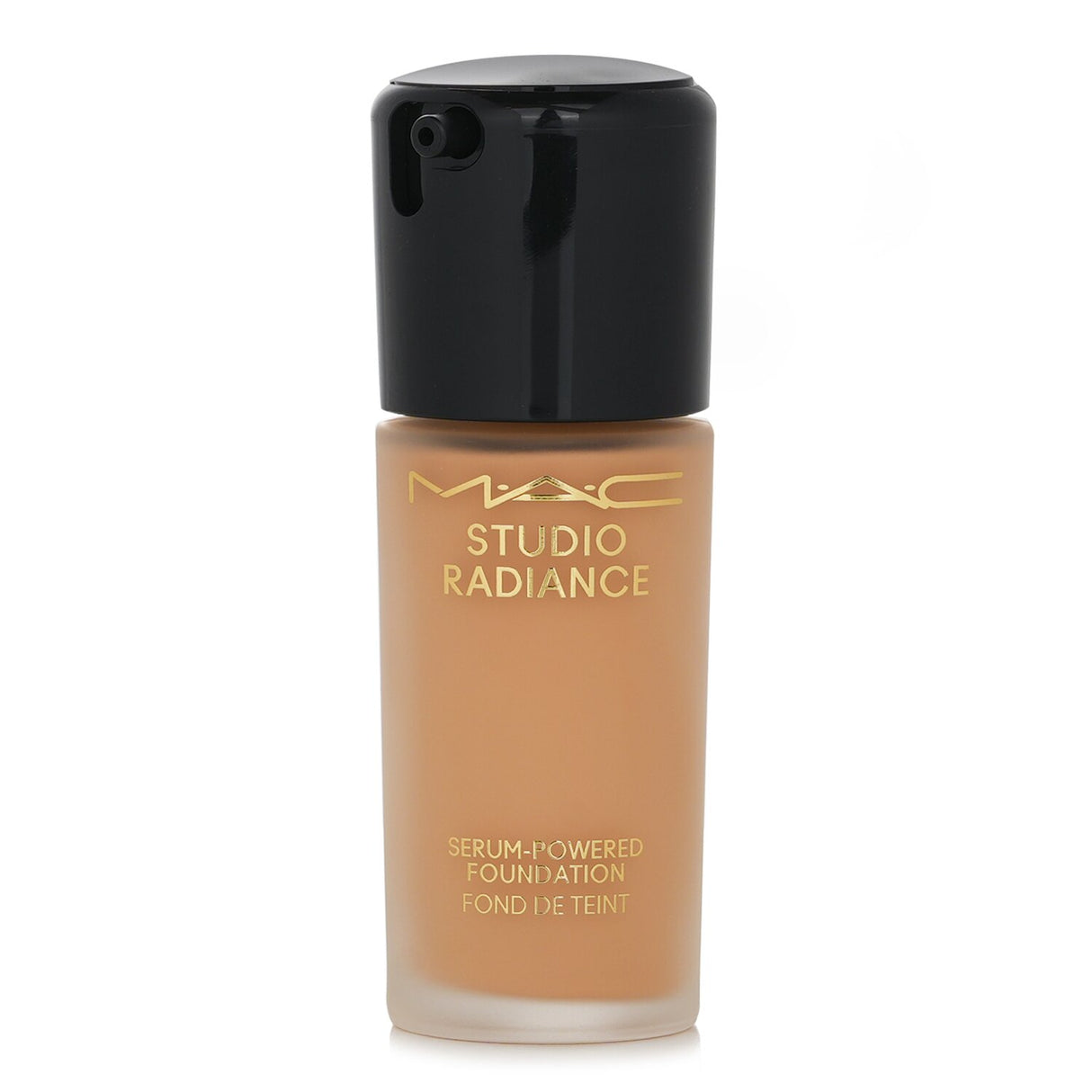 MAC Studio Radiance Serum Foundation in #C4, 30ml; combines skincare with makeup for radiant, hydrated skin.