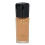 MAC Studio Radiance Serum Foundation in #C4, 30ml; combines skincare with makeup for radiant, hydrated skin.