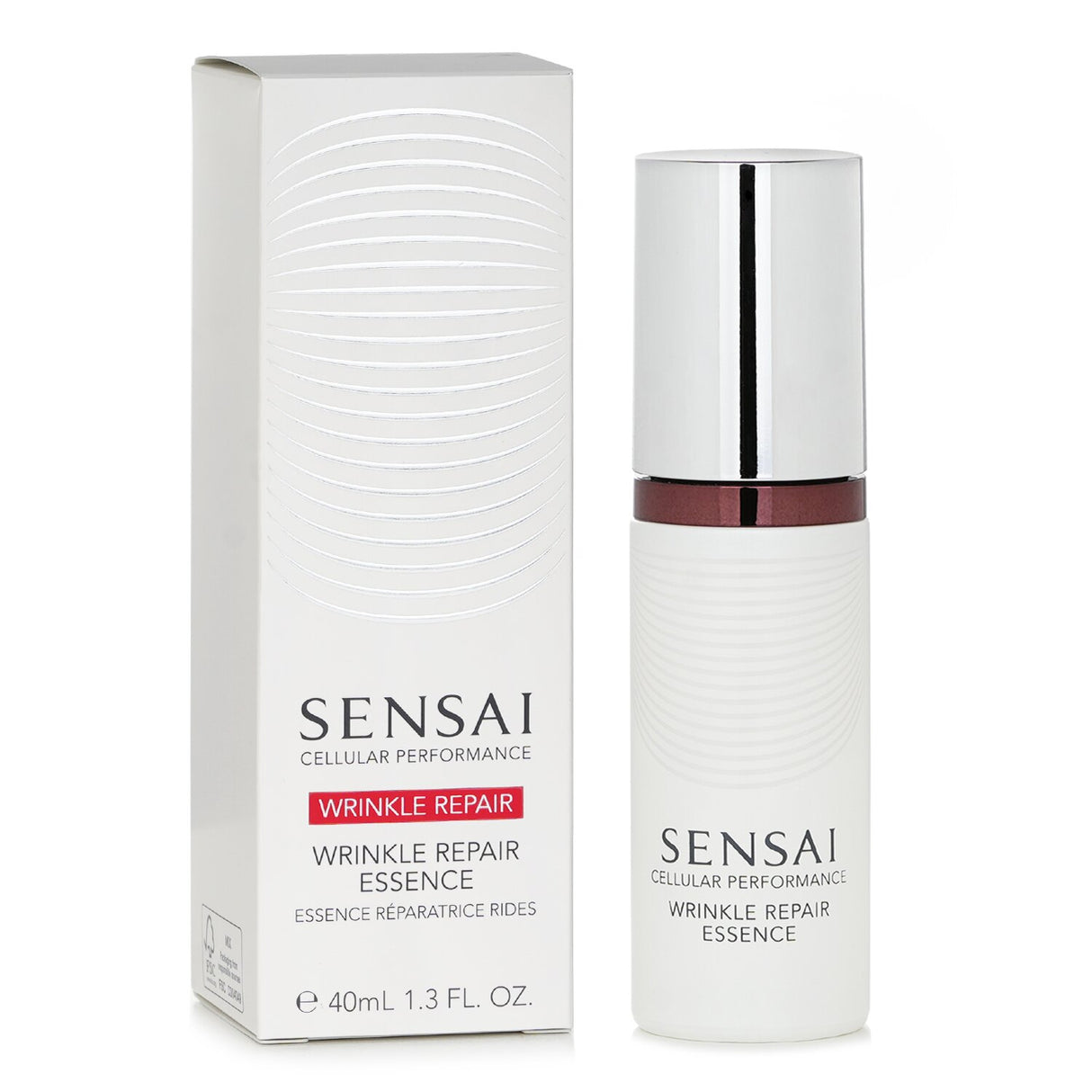 Kanebo Sensai Cellular Performance Wrinkle Repair Essence in a 40ml bottle, designed to reduce wrinkles and promote youthful skin.