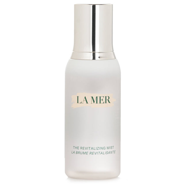 Luxurious facial mist by La Mer, infused with Miracle Broth and marine extracts for refreshed, radiant skin.