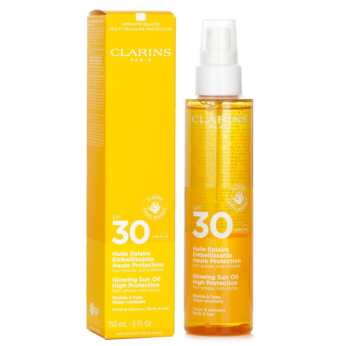 Clarins - Glowing Sun Body Oil High Protection SPF 30  - 150ml/5oz
