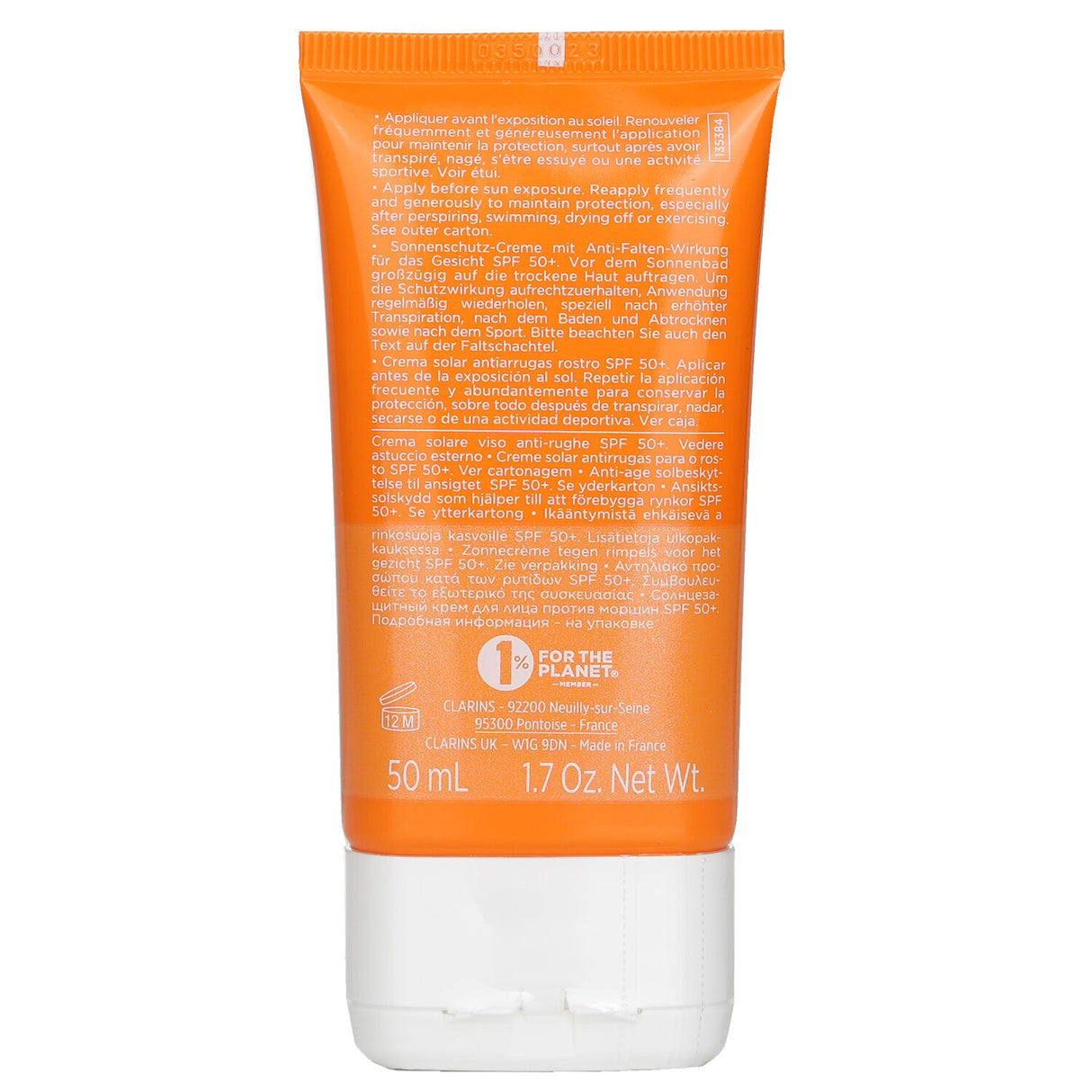 Clarins - Youth Protecting Sunscreen High Protection SPF 50  - 50ml/1.7oz