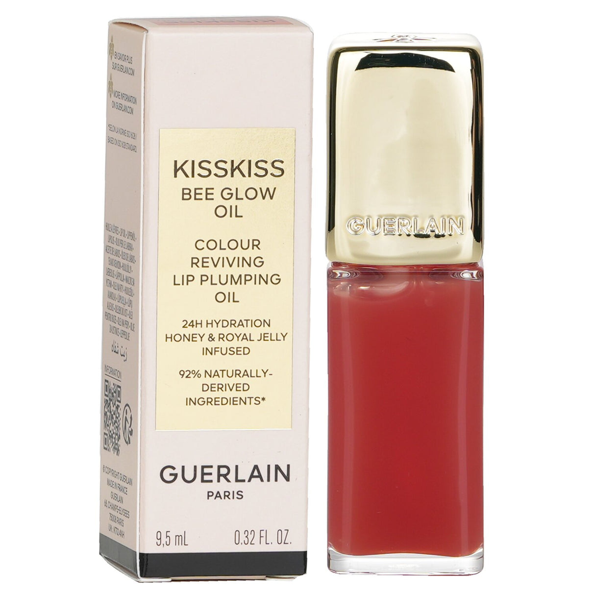 Guerlain - KissKiss Bee Glow Oil Colour Reviving Lip Plumping Oil - # 309 Honey