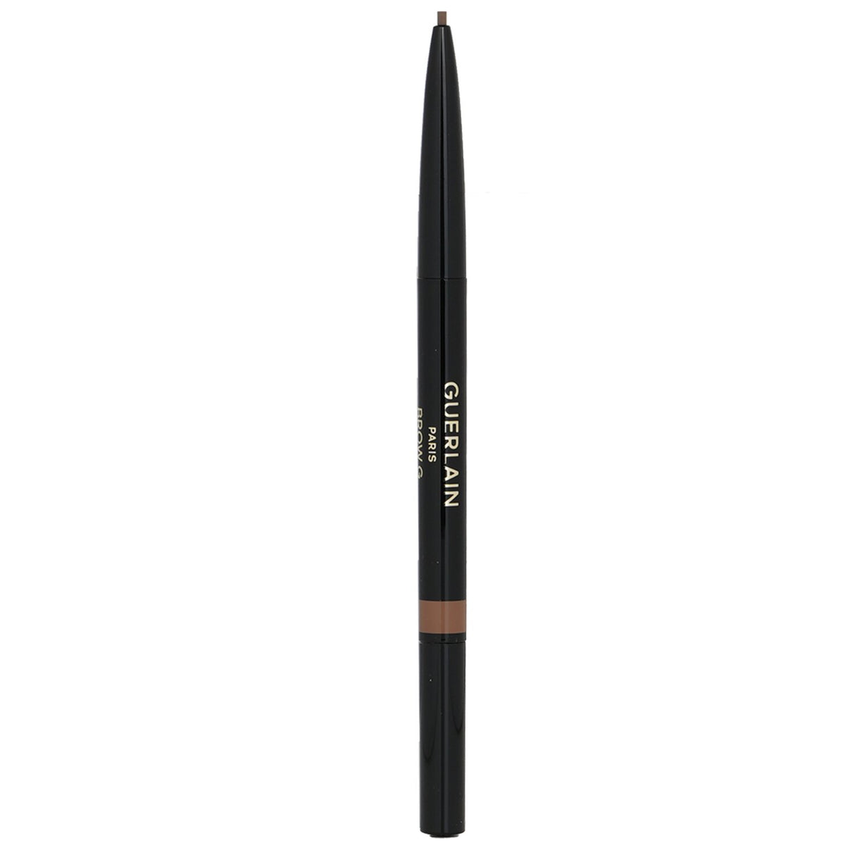 Guerlain Brow G The Brow Pencil #01 Blonde features a precise tip and spoolie for natural, defined brows in a sleek design.