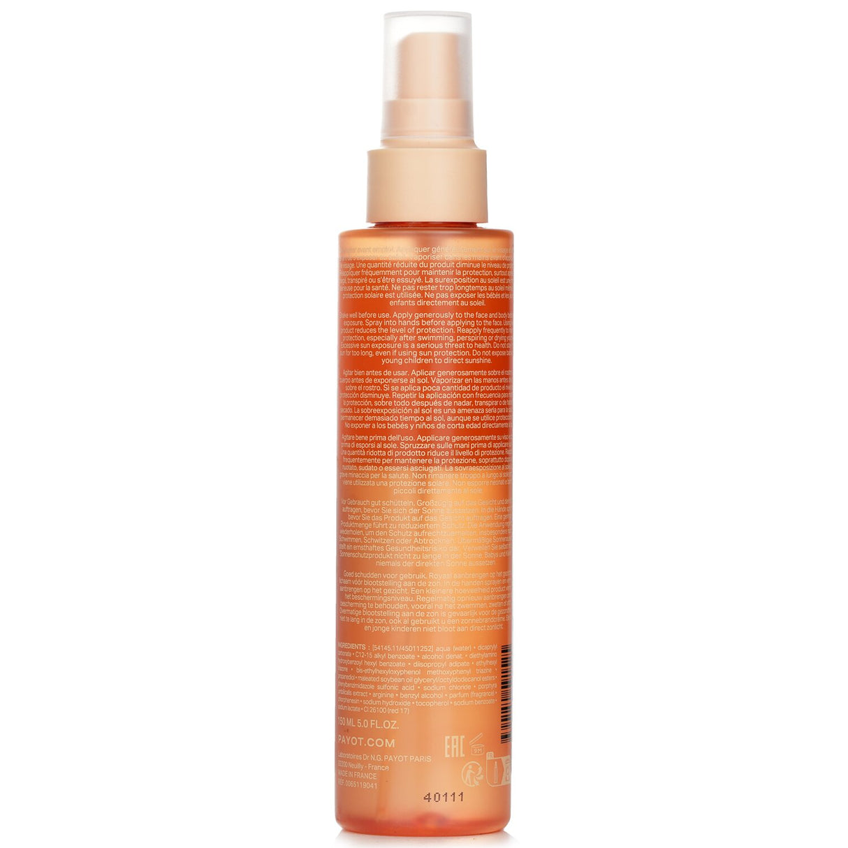Payot - Solaire High Protection Sun Water (Face & Body) SPF 30  - 150ml/5oz
