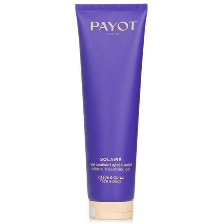 After-sun soothing gel in 150ml, enriched with Coconut Water, Aloe Vera, and Sea Buckthorn Oil for cooling hydration.