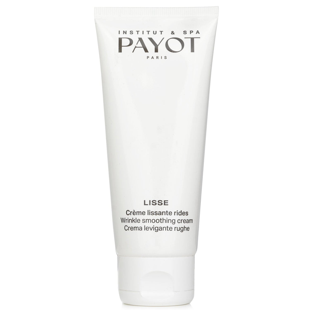 Payot Lisse Wrinkle Smoothing Cream in salon size, enriched with herbal extracts for anti-aging and blue light protection.