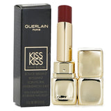 High-shine, plumping lipstick in #521 Kiss To Say with hydrating Shea Butter and Hyaluronic Acid, eco-friendly packaging.