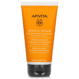 Apivita Keratin Repair Conditioner with honey, nourishes and repairs dry hair, enriched with natural ingredients for soft, healthy locks.