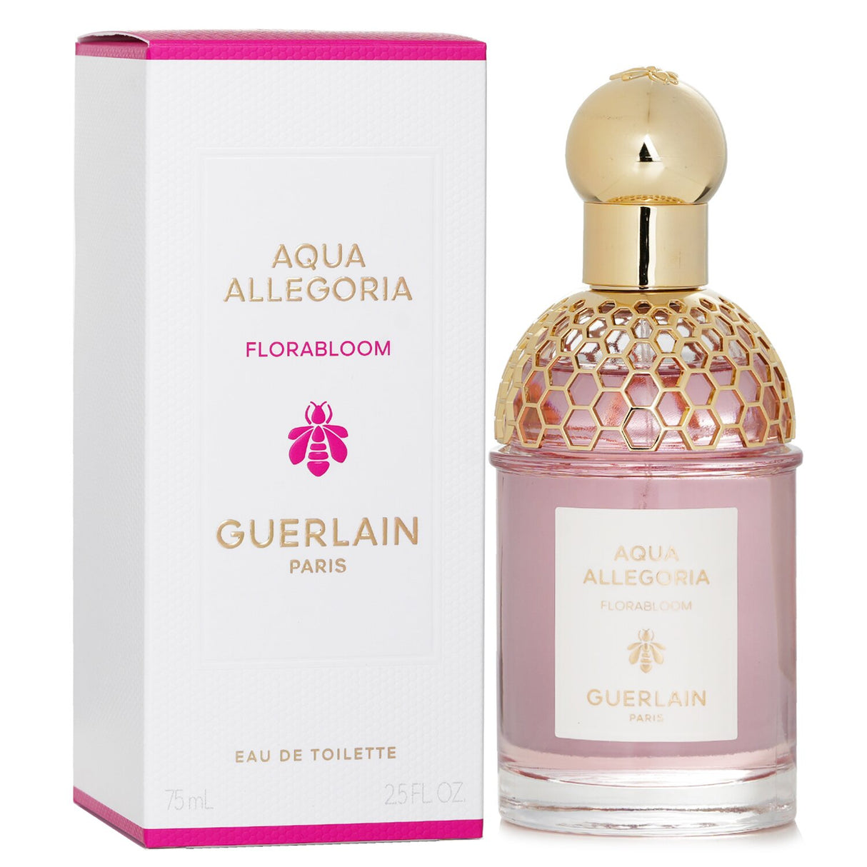 Guerlain Aqua Allegoria FloraBloom Eau De Toilette 75ml, a floral and fruity fragrance perfect for the modern woman.