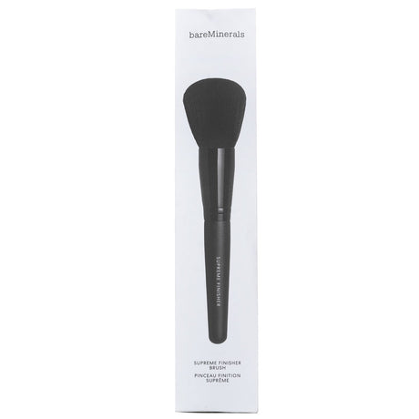 BareMinerals Supreme Finisher Brush designed for flawless finishing powder application with a domed shape and fluffy head.