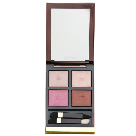 Tom Ford Eye Color Quad #42 Hazy Sensuality: luxurious eyeshadow palette with four versatile shades for endless makeup looks.