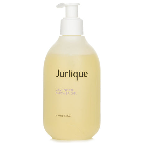 Luxurious Jurlique Lavender Shower Gel in a 300ml bottle, pH balanced, eco-friendly, for a soothing shower experience.