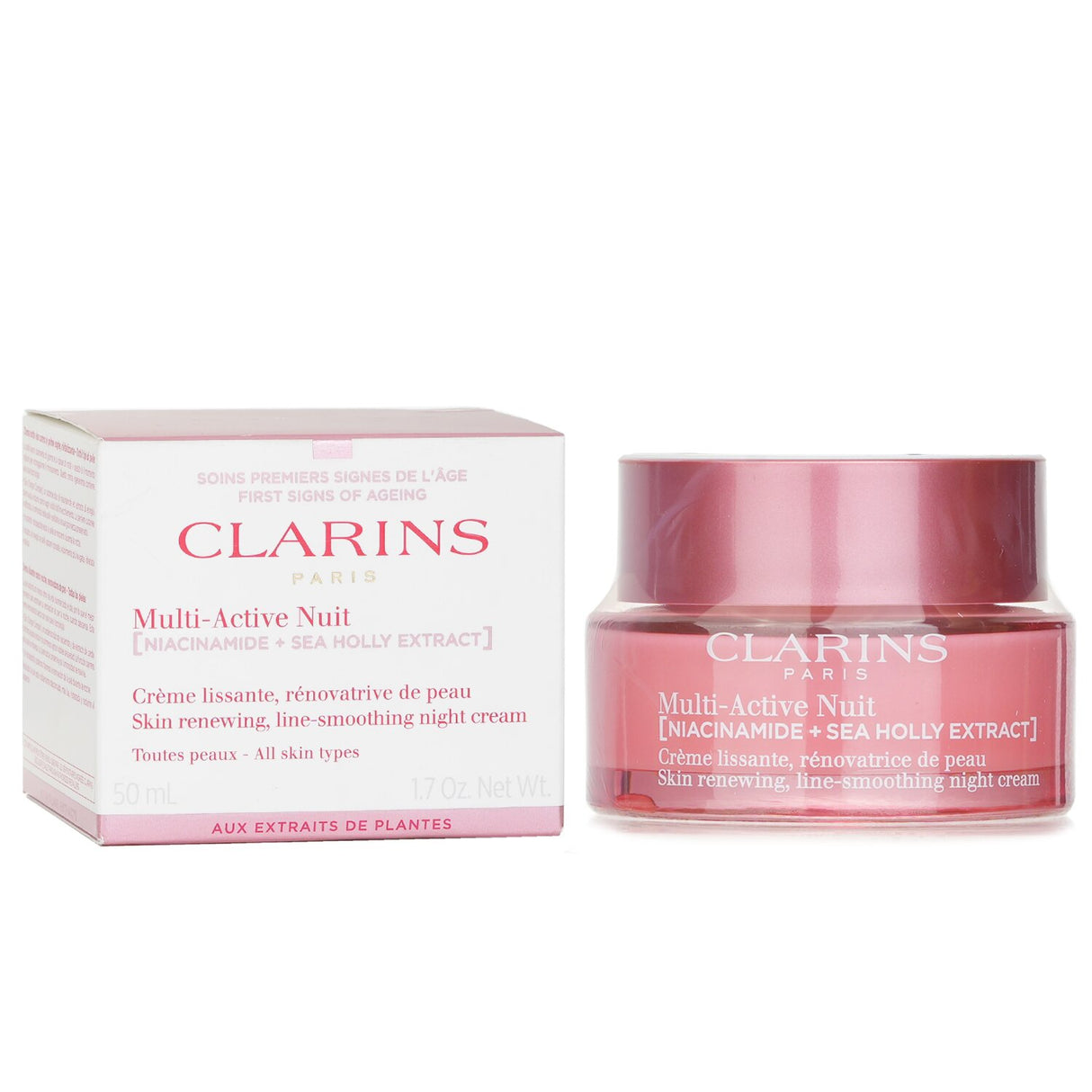 Clarins - Multi-Active Nuit (Niacinamide + Sea Holly Extract) Skin Renewing Line