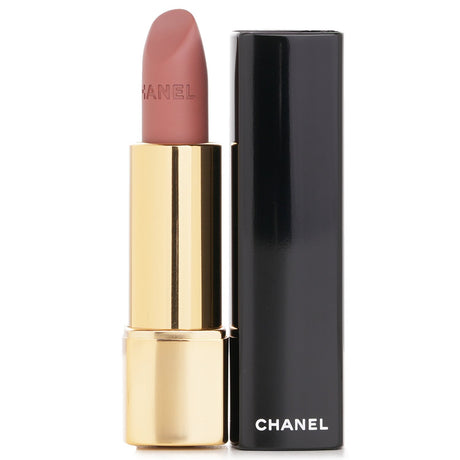 Chanel Rouge Allure Velvet #60 Intemporelle lipstick, 3.5g, offering a luxurious matte finish with deep, intense color.