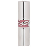 YSL Loveshine Lipstick #80 Glowing Lava, a vibrant red-orange shade for glossy, nourished lips in a compact size.